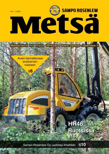 metsä 1/2013 - Sampo-Rosenlew
