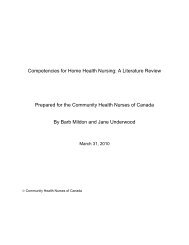 Competencies for Home Health Nursing: A Literature Review
