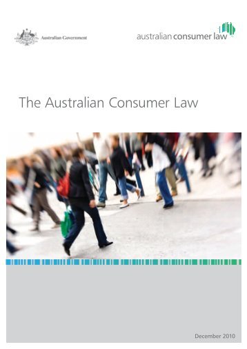 The Australian Consumer Law in a Nutshell [PDF 593KB]