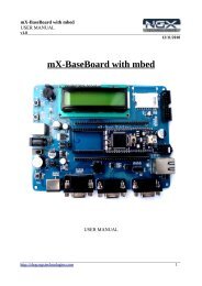 mX-BaseBoard with mbed