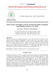 Effect of Zinc and Sulphur on herb, oil yield and quality - Journal of ...