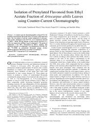 Isolation of Prenylated Flavonoid from Ethyl Acetate Fraction of ...