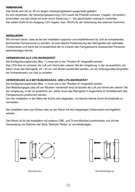 INSTRUCTIONS MODE D'EMPLOI istruzioni d'uso ... - Marcle Leisure