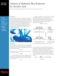 Analysis of Methylene Blue Reduction by Ascorbic Acid