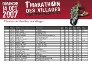 classement complet - Marathon info