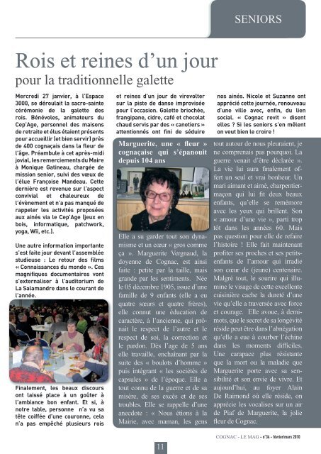 LE DOSSIER / Pages 14-19 - Ville de Cognac