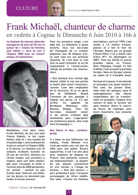 LE DOSSIER / Pages 14-19 - Ville de Cognac