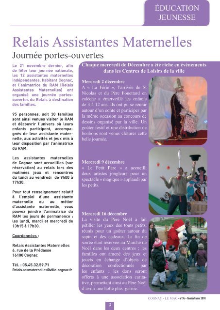 LE DOSSIER / Pages 14-19 - Ville de Cognac