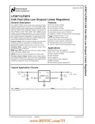 LP3871/LP3874 0.8A Fast Ultra Low Dropout Linear Regulators