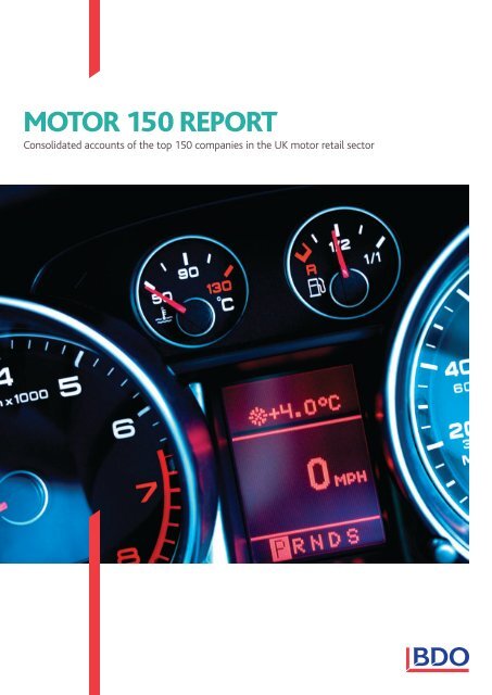 BDO Motor 150 Report 2012