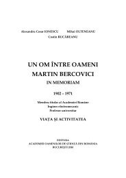 un om Ã®ntre oameni martin bercovici in memoriam 1902 â 1971