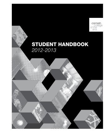 STUDENT HANDBOOK 2012-2013 - Cornish College of the Arts