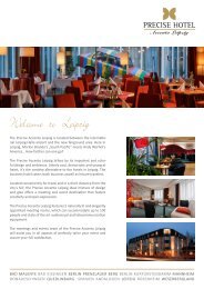 Download Factsheets - The Precise Hotel Collection
