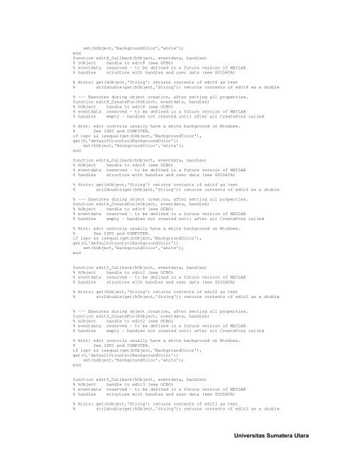 Lampiran : Flow Chart Disain GUI MATLAB Disain Uicontrol ...