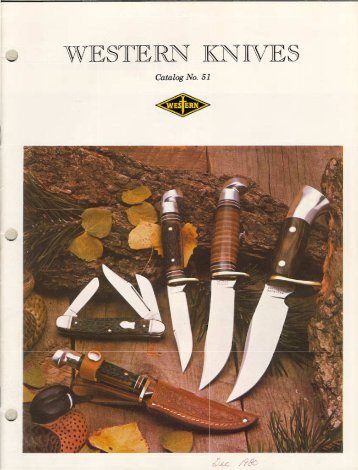 1980-Western-Catalogs - Collectors of Camillus