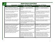 Algoma District School Board Assessment, Evaluation, and Reporting