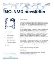 BIO-NMD newsletter