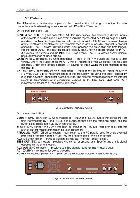 A032-ET - International Laser Ranging Service