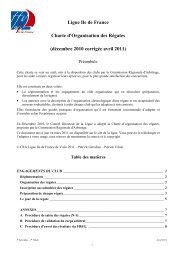 CHARTE ORGANISATEURS DEC 2010 corrigÃ©e 2011 - FFVoile.fr