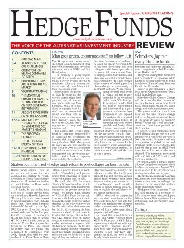 Hedge Funds Review - Incisive Media