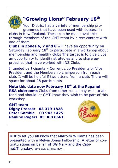 202E publication issue 2 December 2011 - Lions Clubs New Zealand