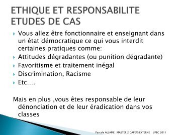 ethique et responsabilite etudes de cas - Document sans-titre