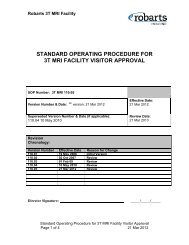 3T MRI SOP Visitor Approval Procedures ... - Robarts Imaging