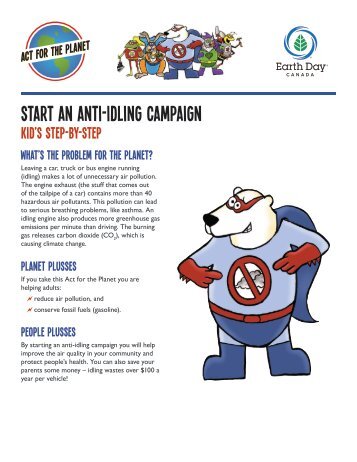Start an Anti-Idling Campaign - EcoKids
