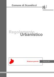 Regolamento Urbanistico - Comune di Scandicci