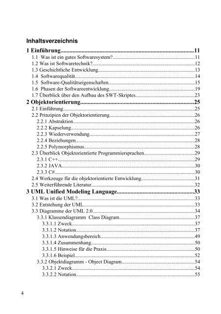 SOFTWARETECHNIK - beim Fachbereich Informatik