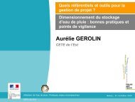 Aurélie GEROLIN - Le CETE de l'Est