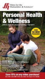 Personal Health & Wellness - Films for the Humanities and Sciences