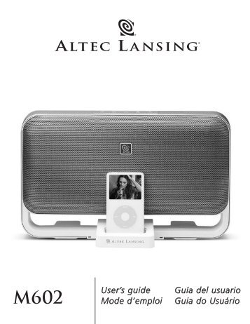 A10807 R02 US IM5 MAN.qxd - Altec Lansing