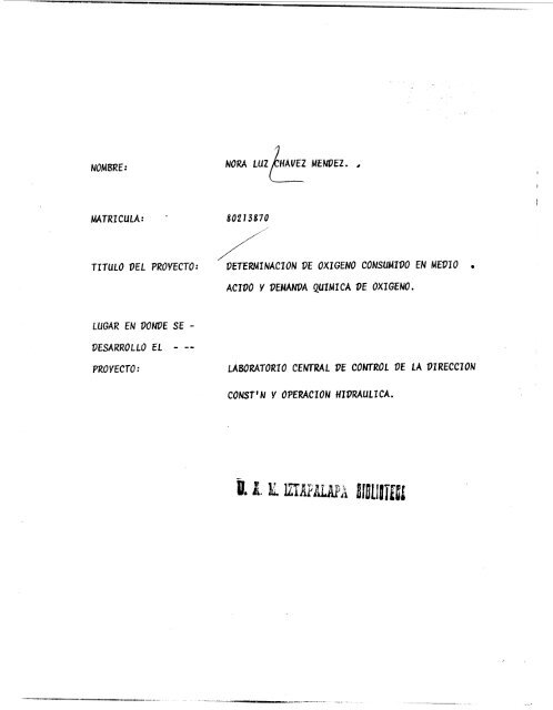 tesis_uam/La demanda quimica de oxigeno_UAM7375.pdf - cedip