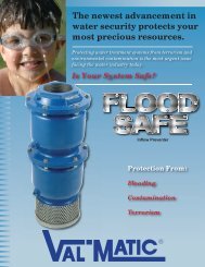 FloodSafe Brochure - Val-Matic Valve and Manufacturing Corp.