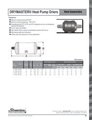 DRYMASTERÂ® Heat Pump Driers - Mueller Industries