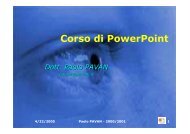 Manuale PowerPoint - Paolo PAVAN