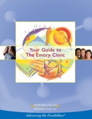 Your Guide to The Emory Clinic - Emory Healthcare