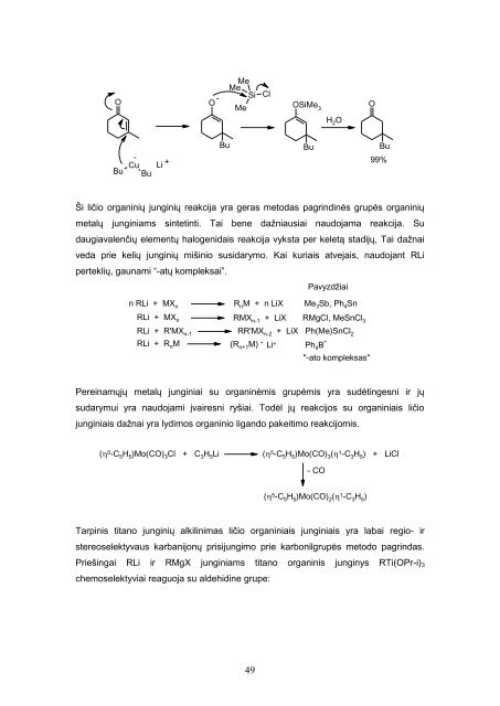 Organiniai metalÅ³ junginiai - VU Chemijos fakultetas