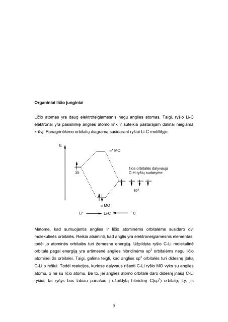 Organiniai metalÅ³ junginiai - VU Chemijos fakultetas