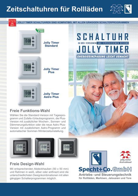 Zeitschaltuhr Jolly Timer - Specht+Co. GmbH / Jolly Motor