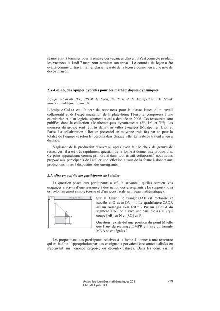 obtenir le fichier - Educmath