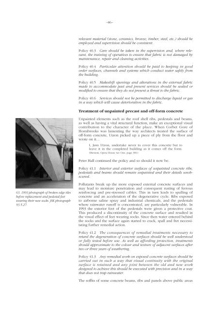 Sydney Opera House conservation plan