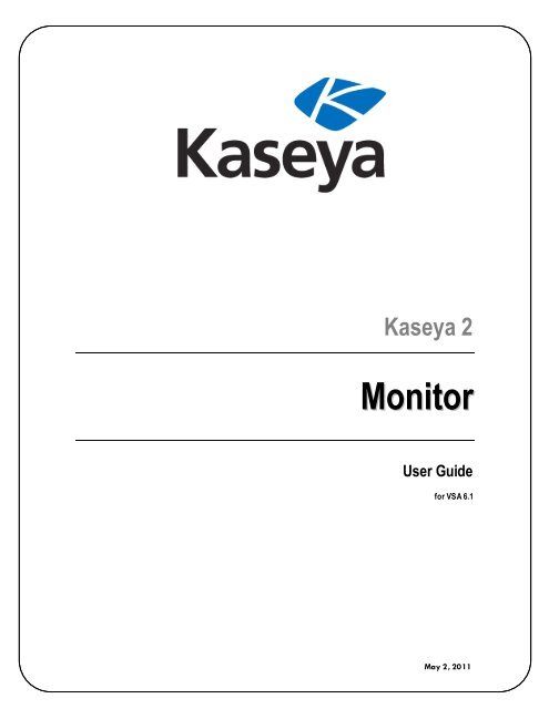 Monitor Sets - Kaseya Documentation