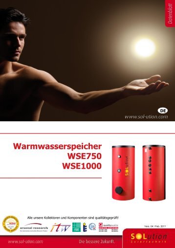 Warmwasserspeicher WSE750 WSE1000