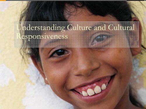 Cultural responsivity - NCCRESt