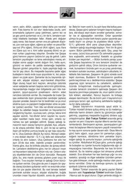TÃ¼rkeli Dergisi 4. sayÄ± - turan-sam