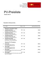 SOLution Peisliste rabattiert netto Oktober 2012 v1