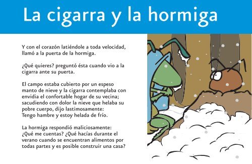 la cigarra y la hormiga - Condusef