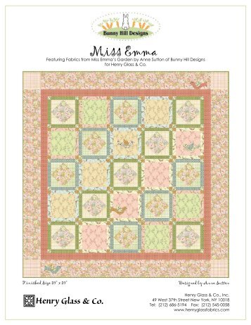 Miss Emma - Bunny Hill Designs